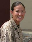 USMC 1st Sgt. Christina Grantham at Camp Pendleton.